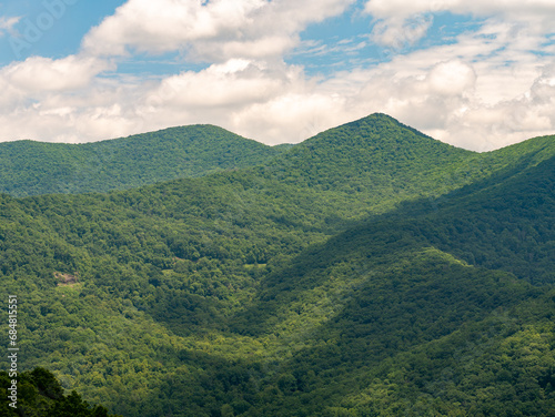 Smoky Mountains, Appalachian Mountains, Beautiful Landscape of Trees and Sky During Summer in the Eastern United States 10