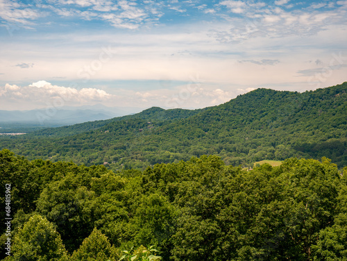 Smoky Mountains, Appalachian Mountains, Beautiful Landscape of Trees and Sky During Summer in the Eastern United States 03
