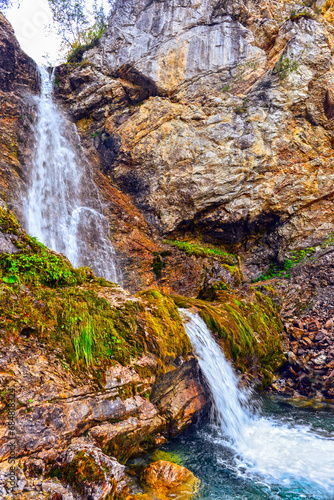 Zuger Wasserfall in Zug-Lech  Vorarlberg    sterreich 