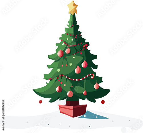 Christmas. Christmas tree background. Christmas decoration. Beautiful gift boxes on the floor near a fir tree in the room. Bright holiday composition. 2023. December.