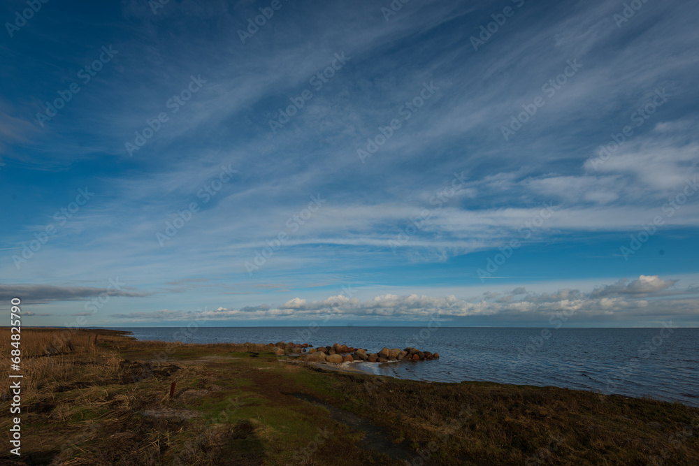 clouds over the sea