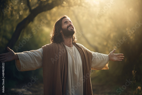Jesus Christ smiling