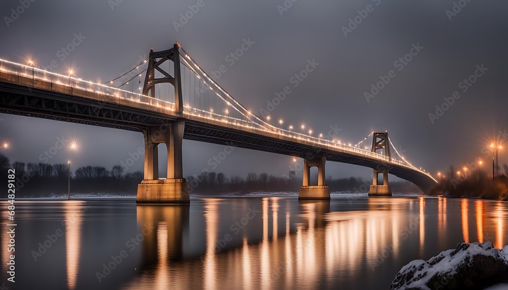 Obraz premium bridge over the river