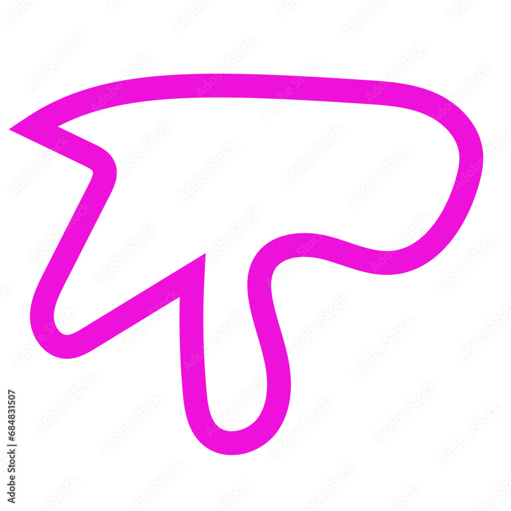 Pink outlines abstract shapes vector Pink outlines abstract shapes vector