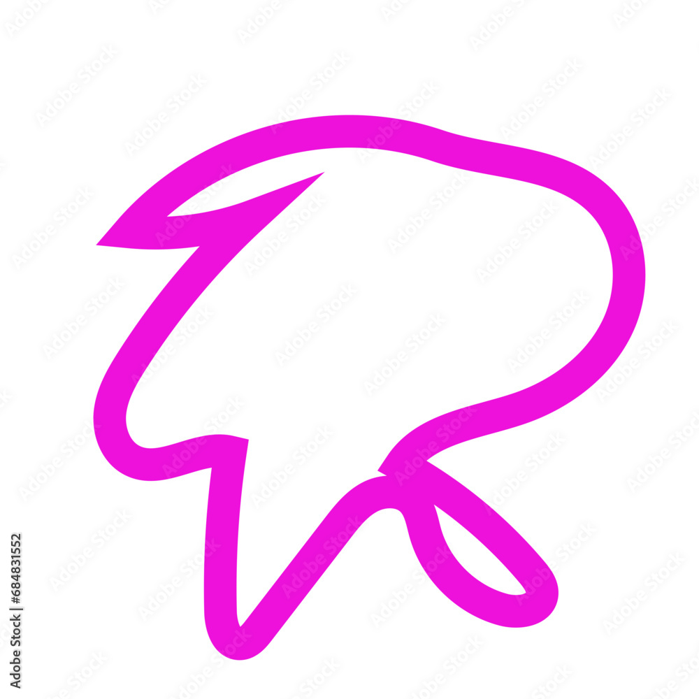 Pink outlines abstract shapes vector Pink outlines abstract shapes vector