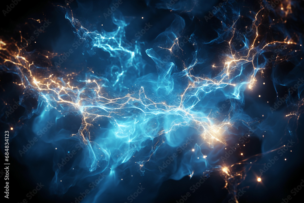 Abstract background with lightnings. AI generative Abstract background with lightnings. AI generative