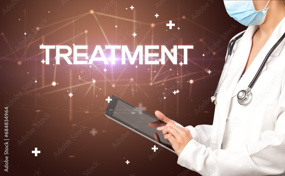 Doctor fills out medical record Doctor fills out medical record