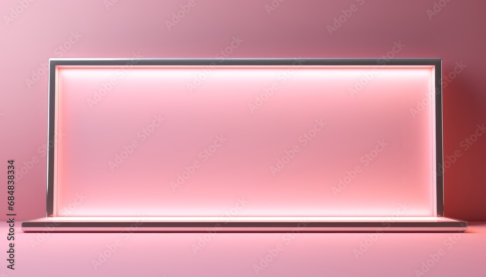 Fototapeta premium Minimalist abstract light pink background with soft natural lighting for product presentation.