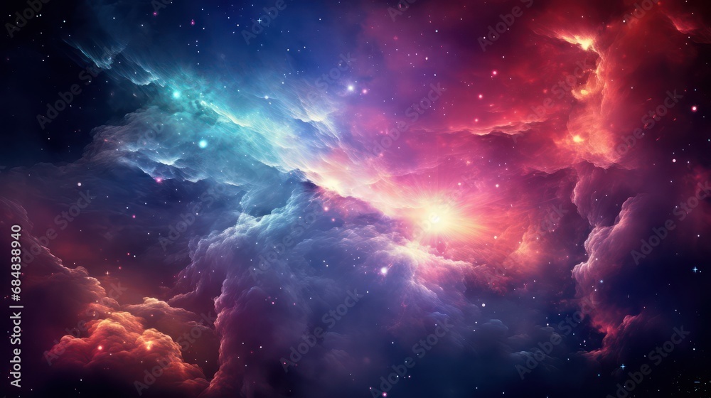 Colorful astronomical Nebula background Colorful astronomical Nebula background
