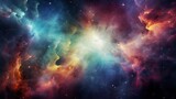 Astronomical nebula background
