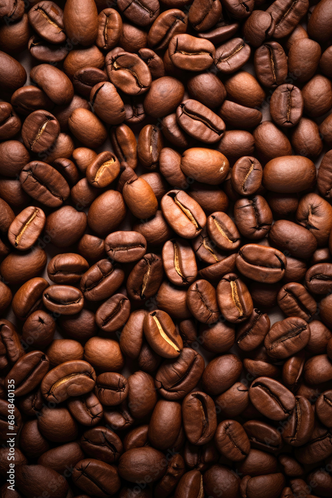 Naklejka premium Coffee beans background