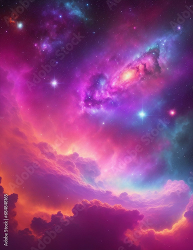 Colorful Nebula Galaxy Wallpaper