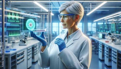 Empowering Women in Science: A Photorealistic Journey