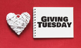 Giving Tuesday is a global day of charitable giving after Black Friday shopping day.