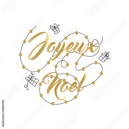 Text JOYEUX NOEL (French fo...