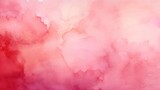 Abstract Watercolor Background in Pink and Red AI Generated