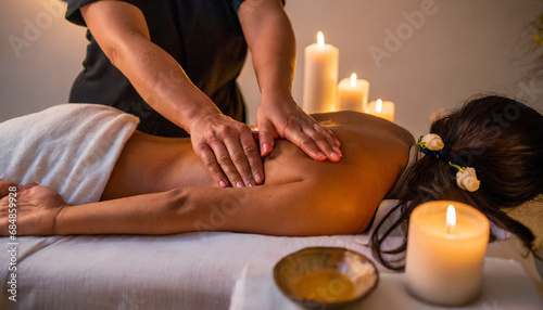 massaggio massaggiatrice centro benessere relax  photo