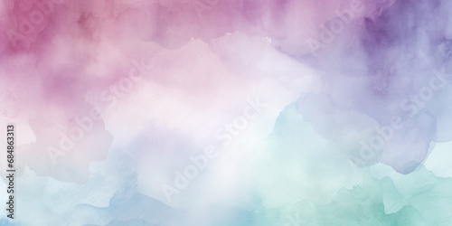 Calming Hues Aquarelle Textured Background with Subtle Splatter Details AI Generated