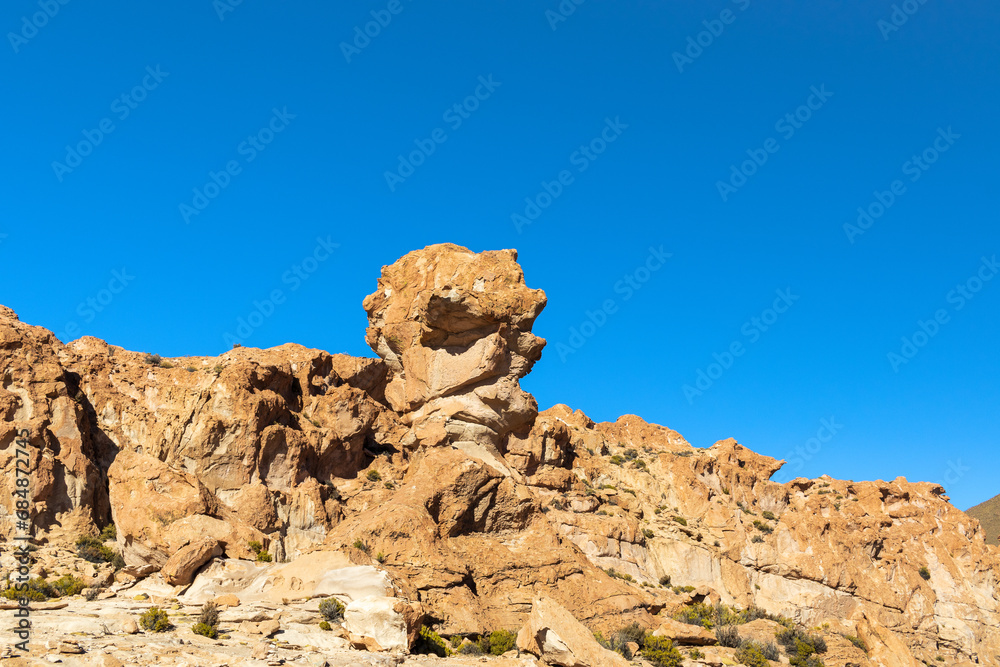 A rock formation, 