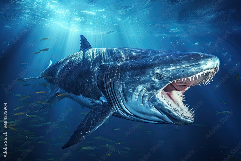 Fototapeta premium A couple of chairs sitting on top of a sandy beach