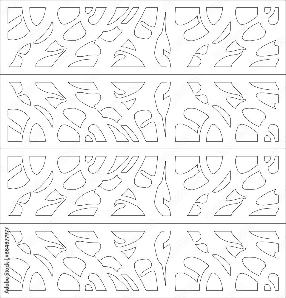 vector illustration, sketch of a modern minimalist abstract background pattern design