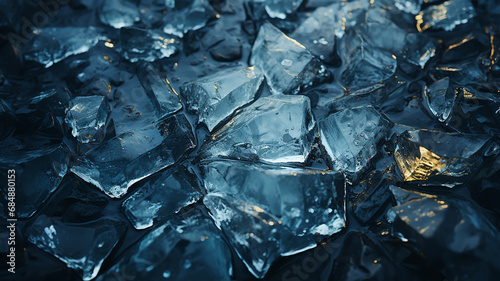 texture ice, transparent natural ice , graphics beautiful winter background material frozen water