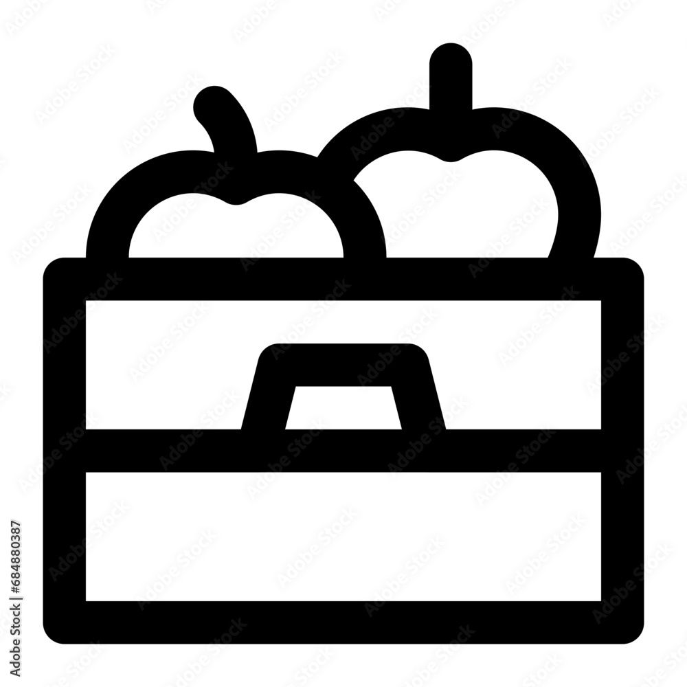 Harvest icon with outline style. Harvest icon with outline style.