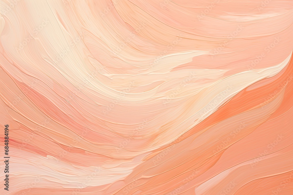 Fototapeta premium Peach Fusion: Abstract Art Background in Mesmerizing Shades