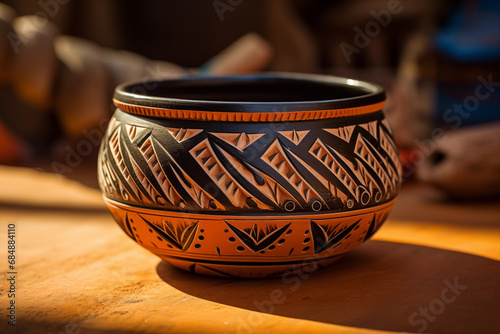 Small Navajo pottery artifact photo