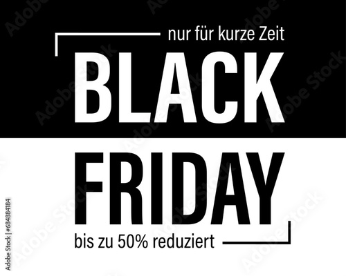 Black Friday - Banner - nur für kurze Zeit