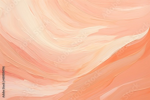 Peach Fusion: Abstract Art Background in Mesmerizing Shades