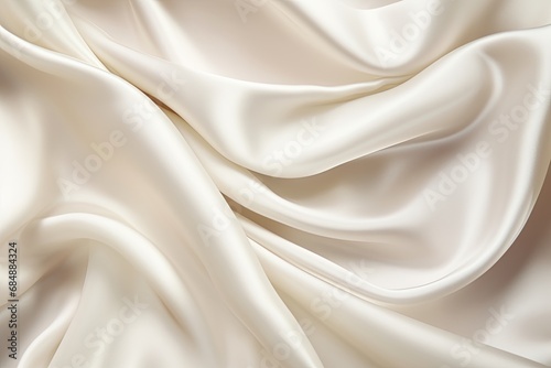 Pearl White Elegance: Luxurious Silk Fabric with Distinctive Texture