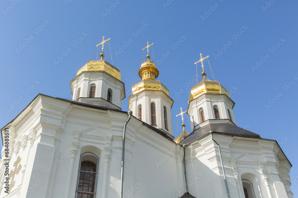 St. Catherine's Cathedral in the park of chernihiv