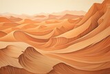 Sand Colors: Abstract Desert Landscape Immersion