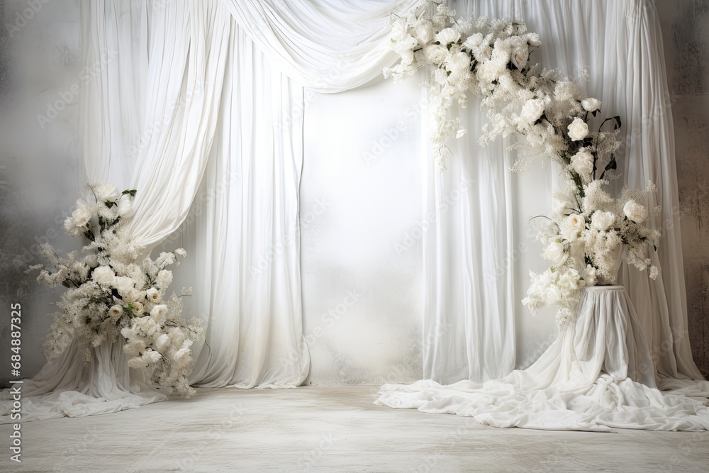Stylish White Colored Backdrop, Embracing the Serenity of the Color White Stylish White Colored Backdrop, Embracing the Serenity of the Color White