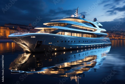 Wallpaper Mural Relaxing Vacation Cruise Getaway Generative AI Torontodigital.ca