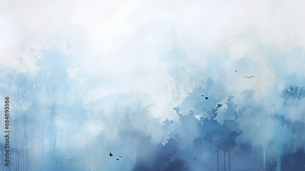 light gray-blue abstract watercolor background november style, cool tones soft copy space light gray-blue abstract watercolor background november style, cool tones soft copy space