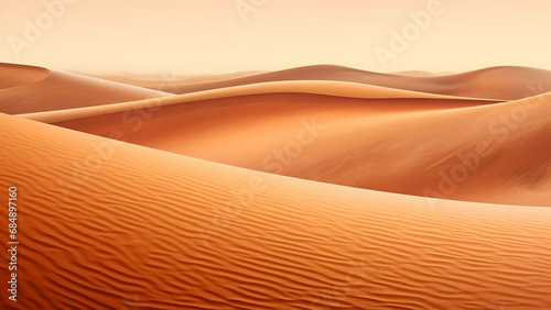 Desert Sands Gradient Blurs Earthy Tan to Warm Sand Abstract