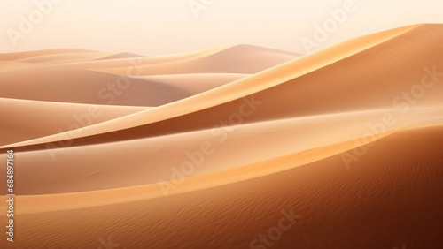 Desert Sands Gradient Blurs Earthy Tan to Warm Sand Abstract © icehawk33