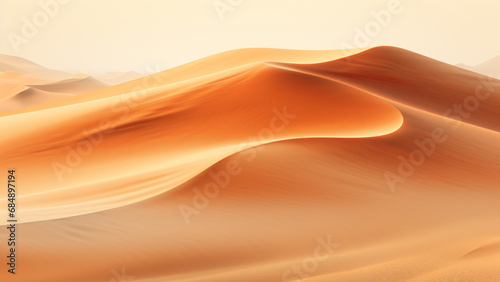 Desert Sands Gradient Blurs Earthy Tan to Warm Sand Abstract