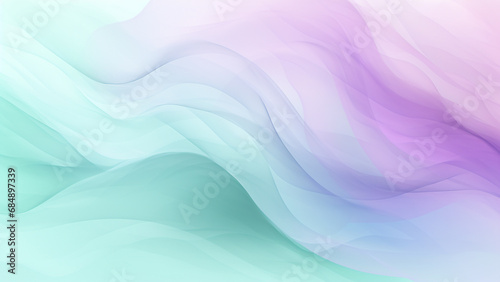 Pastel Dreams Gradient Blurs Lavender to Mint Green Background