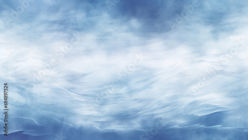 Arctic Chill Gradient Blurs Abstract in Icy Blue to Cool Gray
