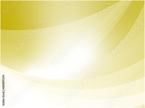 クールな波形アブストラクト背景素材_イエローゴールド