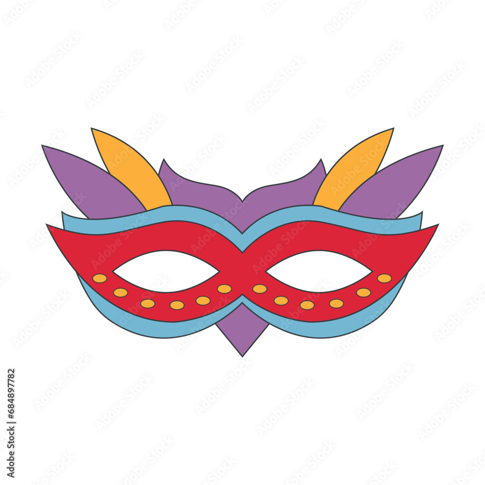 Party Stuff Illustration. Gift box, balloon, mask, candy, convetti, and party equipment. Vector Illustration. Party Stuff Illustration. Gift box, balloon, mask, candy, convetti, and party equipment. Vector Illustration.