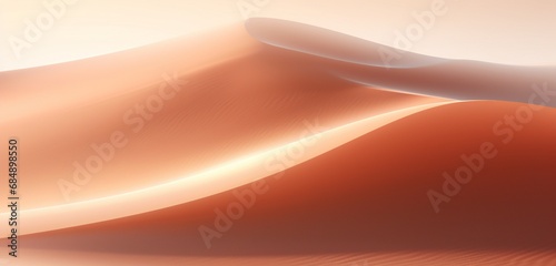 Extreme close-up of abstract blurred sand dunes, sandy beige and warm brown hues, in the style of gradient blurred wallpapers, 