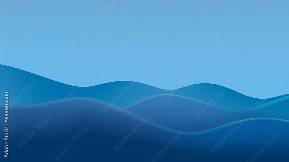 Blue gradient abstract background，abstract art background