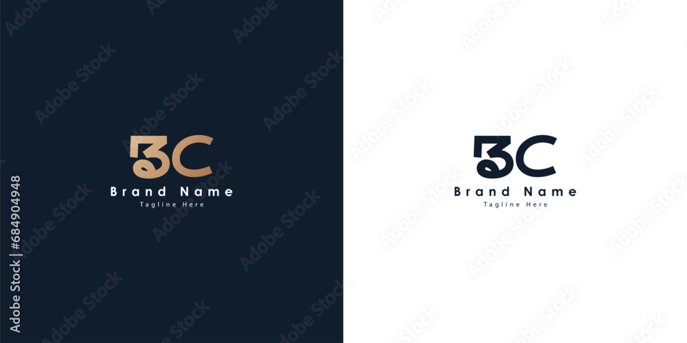 BC Logo design in Chinese letters