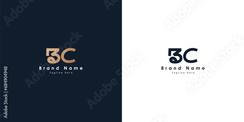 BC Logo design in Chinese letters