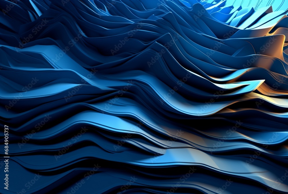 Obraz premium abstract blue background. generative ai