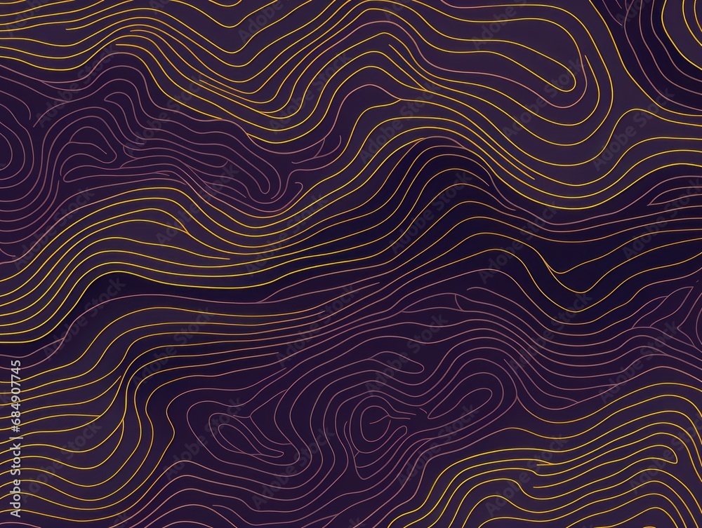 Topographic line contour map background, geographic grid map. Abstract texture background.